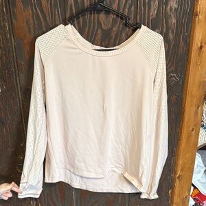 Calia Cream Pink Long Sleeve Women's Top